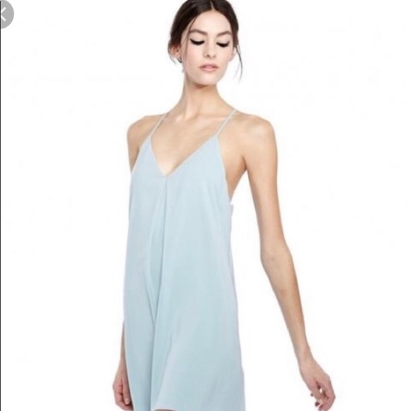 Alice + Olivia Dresses & Skirts - Alice + Olivia Fierra Y Back Tank Dress Small Blue
